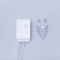 Garland “thread” 4 m with nozzles “heart of wire”, ip20, transparent thread, 20 LED, glow warm white, 8 modes, 220 V