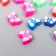 Beads for PVC "Butterflies" Color set 20 pcs 1x1x1 cm