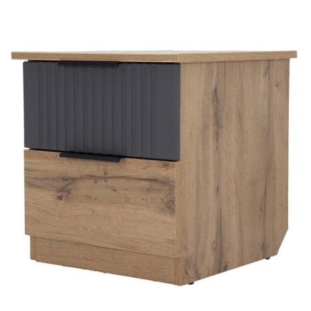 Covereign cabinet "Div", 432 × 450 × 450 mm, facades MDF, color of oak vanan / graphite-1
