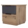 Covereign cabinet "Div", 432 × 450 × 450 mm, facades MDF, color of oak vanan / graphite