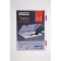 A4 document folder, with red latches, 230 x 305 x 23 mm, transparent case