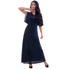 Women's dress, size 44, black color, blue