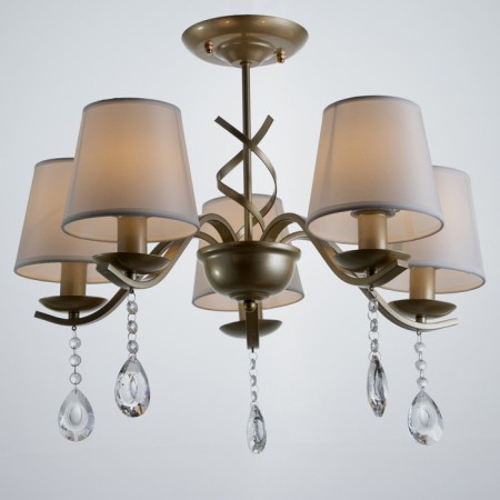 Sapphirah chandelier 5he14 40t champagne gold 58x58x40 cm-1