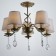 Sapphirah chandelier 5he14 40t champagne gold 58x58x40 cm