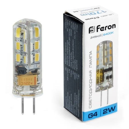 LED LED Feron, G4, 2 W, 12 V, daylight