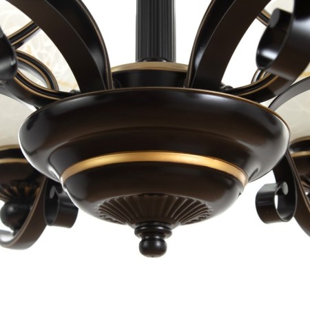 ARUNA chandelier 6x40W E27 Black 67x67x46 cm Bayerlux-10