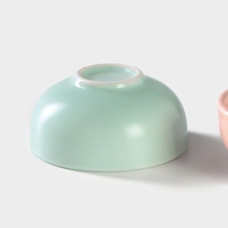 A set of ceramic "Morning", 6 items: 40 ml, color mix-3