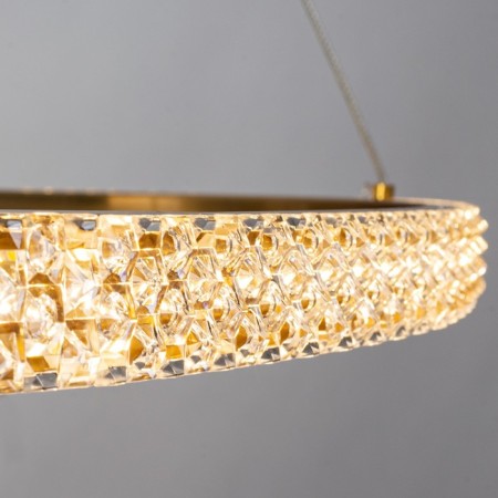 Orione 3 cm chandelier, D 60 cm, 1x60W LED-2