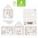 House coloring "Masha and the Bear" 3 in 1