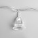 Garland “thread” 5 m with nozzles “bells”, IP20, transparent thread, 20 LED, glow of multi (RG/RB), flashing, 220 V