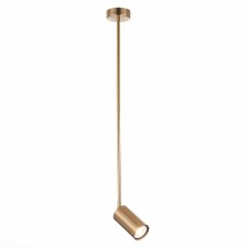 Светильник подвесной St Luce. SL1206.303.01. Sormano. 1х5 Вт, GU10, 4000K, 6х6х11 см, цвет латунь