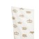 A set of pillowcases, size 40x60 cm, print, crown, white color - 2 pcs.