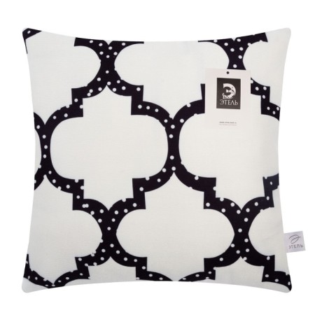 Pillowcase decorative Ethel geometry "pattern" 40x40 cm, velor-4