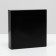 Cardboard box with a shell under 9 sweets, black, 13.7 x 13.7 x 3.5 cm