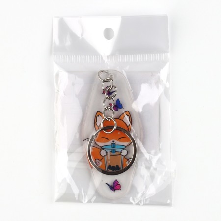 Key keychain "Fox", 10.5 x 3 cm-3