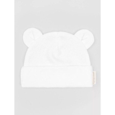 Children's overalls with a fashion cap, height 68 cm, milk color-6