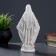 Figure "Virgin Mary" 23x12cm, white / marble baby