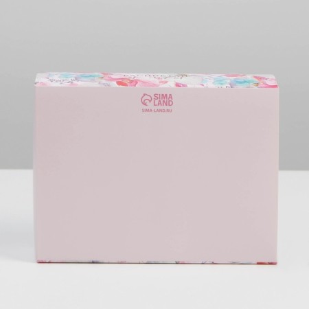 Box for 9 sweets, confectionery packaging “Blave with happiness”, 15.2 x 20 x 5 cm-3