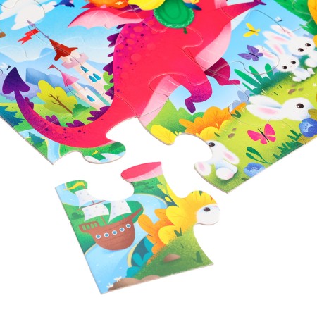 Maxi Puzzles 2 in 1 “Unicorns and Princess 1”, 15 and 24 elements-3