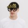Carnival glasses "graduate", black