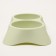 Double plastic bowl 2 x 250 ml, 28 x 16 x 5 cm, green