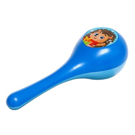 A set of musical instruments “Happy New Year”, sound, light, blue color-13