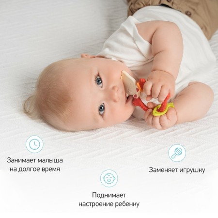 Silicone teething meow teether, university, mix color-5