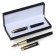 Gift feathers in the leatherette case, matte black body, gold