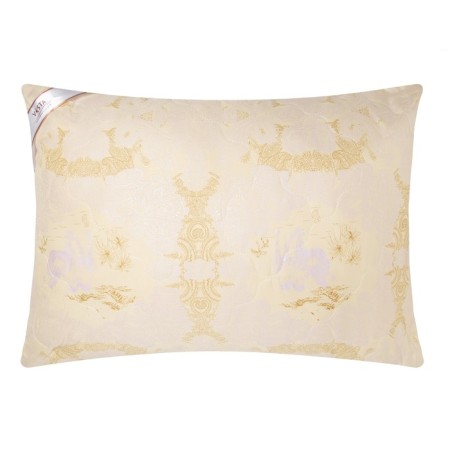Pillow pillow 50x70 cm, camel wool, gloss-satin fabric, p/e 100%