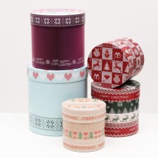Set of round boxes 5 in 1 