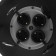 Metal coil, 4 sockets, s/h, with lids IP44, 16 A, UHL2, gray