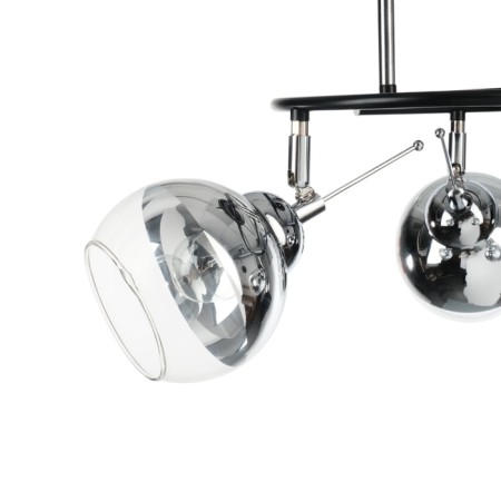 Redo chandelier 3he27 40w Black-chromium 45x45x28 cm-3