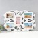Multipher "Fish" plastic, 5 photos 10x15 cm, col. white