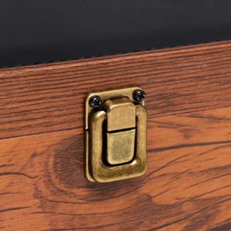 Casket wood, leatherette for a bottle "Grapes" 3 objects 35x11x15.5 cm-2