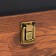 Casket wood, leatherette for a bottle "Grapes" 3 objects 35x11x15.5 cm