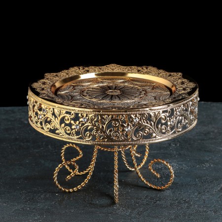 Tortovitsa, 25 × 15 cm, gold metal color
