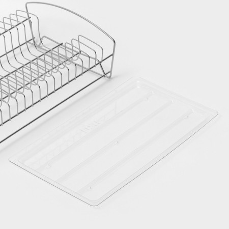 Dishes for dishes with a pallet 39 × 25 × 12 cm, color chromium-4