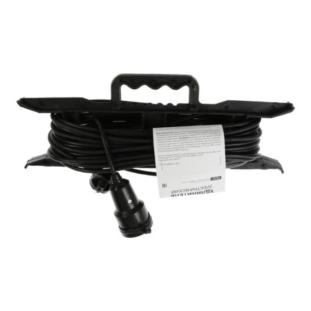 The extension cord on the frame Luazon Lighting Eco, 1 outlet, 20 m, 10 A, PVS 3x0.75 mm2, with salary, IP20-5