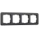 Frame for 4 posts WL12-FRAME-04 color graphite is corrugated, Material plastic