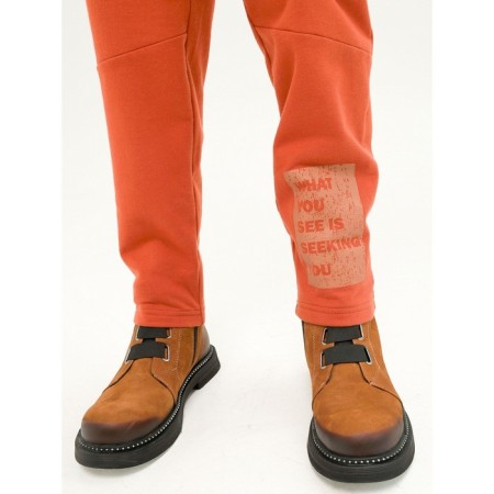 Pants for boys, height 158 ​​cm, ocher color-3
