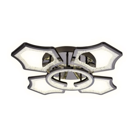 LED ceiling LED with Ambrella Light, Original, Fa576, 5XLED, 106 W, 7950LUM, 3000-6400K, Black Chromium color, transparent