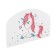 Bortic restraint Unicorn, 800x400, White, with photo printing