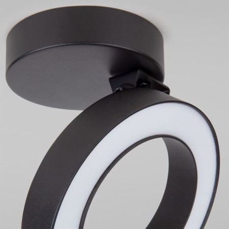 Lamp ceiling Elektrostandard, Spila LED 12 W, 135x135x80 mm, IP20, black color-2