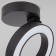 Lamp ceiling Elektrostandard, Spila LED 12 W, 135x135x80 mm, IP20, black color