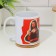 Sublimation mug "sat on a diet", with application