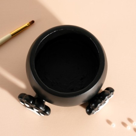 Interior item "Circle with paws" black, white paws 7x12.5 cm-4