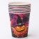 A one -time paper glass "Happy Halloween", 250 ml
