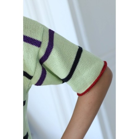 Female jumper, size 48, green color-6