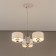 Suspended chandelier Citilux "Tilda" CL469130, 55x55x30 cm, 3x75W, E27, white color