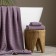 Terry towel Pasionaria "Line", 450 gr, size 30x50 cm, lilac color
